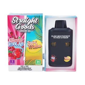Straight Goods – Dual Chamber Vape – Cherry Kool Aid Tropical Melon 3G 3G