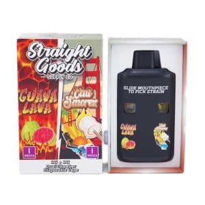 Straight Goods – Dual Chamber Vape – Guava Lava + Cali Smorez (3G + 3G)