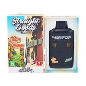 Straight Goods – Dual Chamber Vape – Jaffa Orange + Sequioa (3G + 3G)