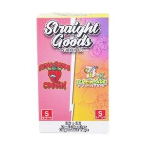 Straight Goods – Dual Chamber Vape – Strawberry Cough Lemonade 3G 3G 3 1