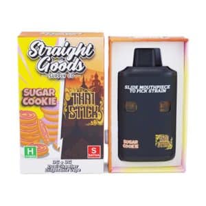 Straight Goods – Dual Chamber Vape – Sugar Cookies Thai Stick 3G 3G