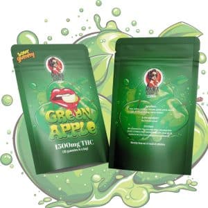 Mama Anne’s Edibles – Green Apple Gummy – 1500mg THC