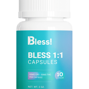 Bless Capsules – 1:1 (500mg CBD : 500mg THC)