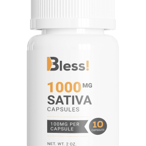 Bless Capsules – 1000mg THC (Sativa)