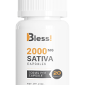 Bless Capsules – 2000mg THC (Sativa)