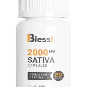 Bless Capsules – 2000mg THC (Sativa)