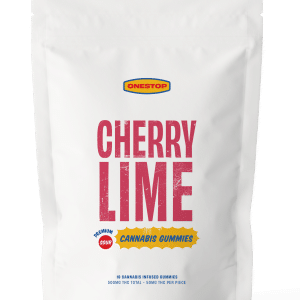 One Stop - Sour Cherry Lime THC Gummies 500mg
