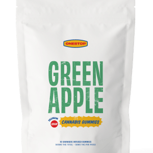 One Stop - Sour Green Apple THC Gummies 500mg