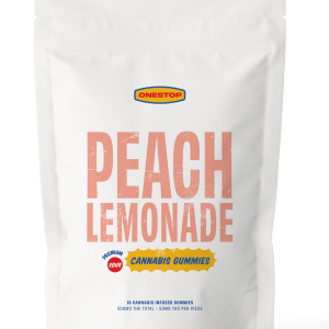 One Stop - Sour Peach Lemonade THC Gummies 500mg