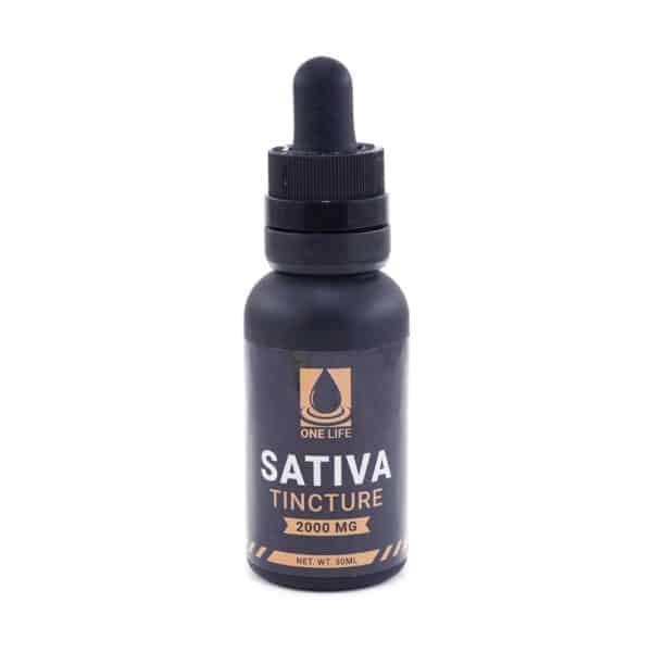 One Life Tincture – 2000mg THC Sativa 1