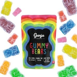 Buy Ganja Edibles – Sour Ganja Bears 150mg THC at Supreme Online Shop