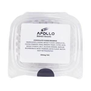 Buy Apollo Baked Goods - Chocolate Fudge Brownie - 300mg THC at Supreme Online Shop