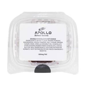 Buy Apollo Baked Goods - Double Chocolate Chip Cookies - 300mg THC at Supreme Online Shop