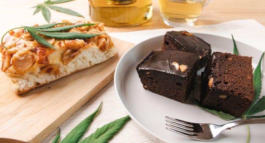 Edibles are food and drink products infused with cannabis. You can find them in different forms, including gummies, chocolates, baked goods, and beverages. 