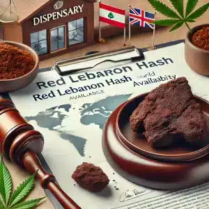 Legality & Availability of Red Lebanon Hash