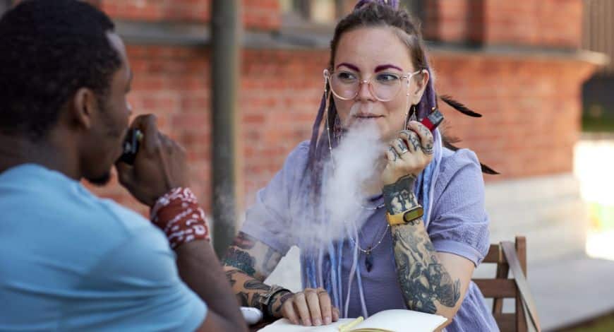 Smoking delivers fast-acting effects characterized by heightened sensory perception, stimulation, and euphoria.
