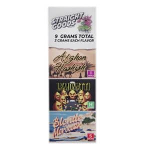 Buy Straight Goods - Triple Chamber Vape - Afghan Hashish + Lemonatti + Blonde Moroccan (3 Grams + 3 Grams + 3 Gram) at Supreme Dispensary