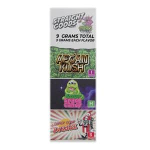 Buy Straight Goods - Triple Chamber Vape - Afghan Kush + Sour Space Candy + Super Sour Diesel (3 Grams + 3 Grams + 3 Gram) at Supreme Dispensary
