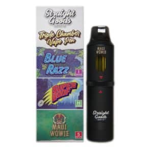 Buy Straight Goods - Triple Chamber Vape - Blue Raz + Super Boof + Maui Wowie (3 Grams + 3 Grams + 3 Gram) at Supreme Dispensary