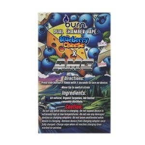 Buy Burn Extracts - Dual Chamber Disposable Vape - Blueberry Cheese + AMG (3+3 Gram) at Supreme Dispensary