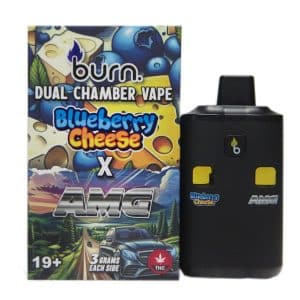 Buy Burn Extracts - Dual Chamber Disposable Vape - Blueberry Cheese + AMG (3+3 Gram) at Supreme Dispensary