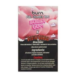 Buy Burn Extracts - Dual Chamber Disposable Vape - Bubba Gum + Death Bubba (3+3 Gram) at Supreme Dispensary