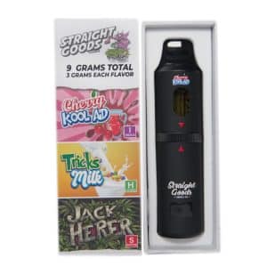 Buy Straight Goods - Triple Chamber Vape - Cherry Kool Aid + Tricks Milk + Jack Herer (3 Grams + 3 Grams + 3 Gram) at Supreme Dispensary