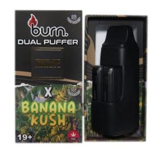 Buy Burn Extracts - Dual 3 Gram Puffer – Chocolope x Banana Kush (3 Grams + 3 Gram) at Supreme Dispensary