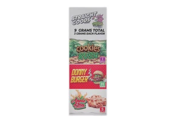 Buy Straight Goods - Triple Chamber Vape - Cookies Kush + Donny Burger + Apple Fritter (3 Grams + 3 Grams + 3 Gram) at Supreme Dispensary