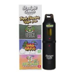 Buy Straight Goods - Triple Chamber Vape - Death Bubba + Gas Cake + Lemonade (3 Grams + 3 Grams + 3 Gram) at Supreme Dispensary