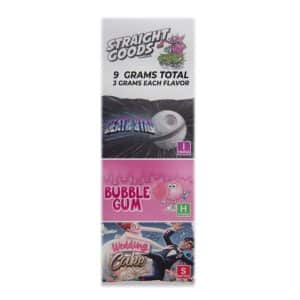 Buy Straight Goods - Triple Chamber Vape - Death Star + Bubble Gum + Wedding Cake (3 Grams + 3 Grams + 3 Gram) at Supreme Dispensary