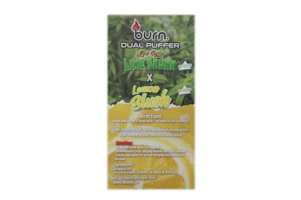 Buy Burn Extracts - Dual Puffer – Live Resin Lime Skunk x Lemon Slush (2 Grams + 3 Gram) at Supreme Dispensary