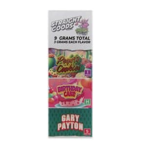 Buy Straight Goods - Triple Chamber Vape - Peyote Cookies + Birthday Cake + Gary Payton (3 Grams + 3 Grams + 3 Gram) at Supreme Dispensary