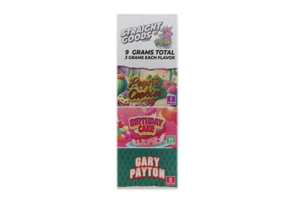 Buy Straight Goods - Triple Chamber Vape - Peyote Cookies + Birthday Cake + Gary Payton (3 Grams + 3 Grams + 3 Gram) at Supreme Dispensary