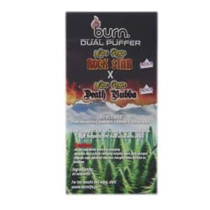 Buy Burn Extracts - Dual 2 Gram Puffer – Live Resin Rockstar x Live Resin Death Bubba (2 Grams + 2 Gram) at Supreme Dispensary