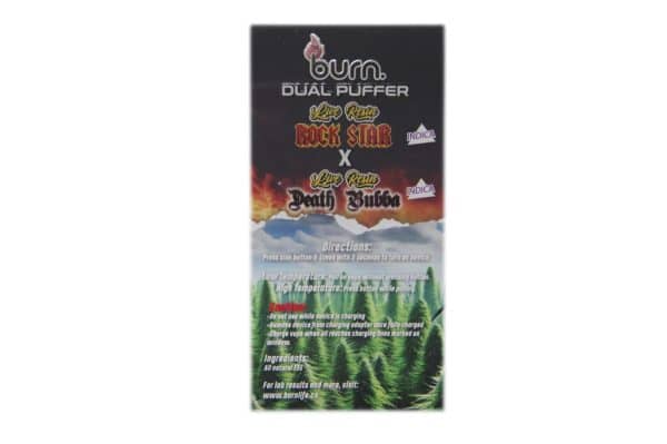 Buy Burn Extracts - Dual 2 Gram Puffer – Live Resin Rockstar x Live Resin Death Bubba (2 Grams + 2 Gram) at Supreme Dispensary
