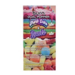 Buy Burn Extracts - Dual 3 Gram Puffer – Sherb Cake x Runtz (3 Grams + 3 Gram) at Supreme Dispensary