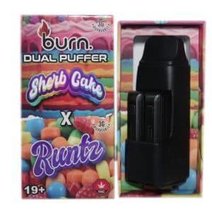 Buy Burn Extracts - Dual 3 Gram Puffer – Sherb Cake x Runtz (3 Grams + 3 Gram) at Supreme Dispensary