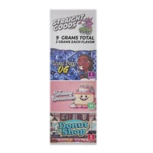Buy Straight Goods - Triple Chamber Vape - Snoop Dogg OG + Wedding Cheesecake + Donut Shop (3 Grams + 3 Grams + 3 Gram) at Supreme Dispensary