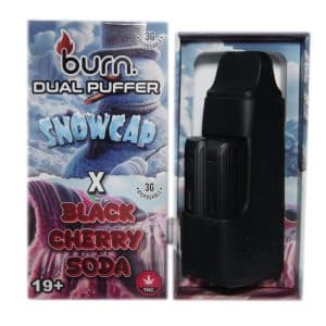 Buy Burn Extracts - Dual 3 Gram Puffer – Snowcap x Black Cherry Soda (3 Grams + 3 Gram) at Supreme Dispensary