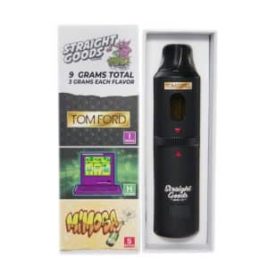 Buy Straight Goods - Triple Chamber Vape - Tom Ford + Purple Mac + Mimosa (3 Grams + 3 Grams + 3 Gram) at Supreme Dispensary