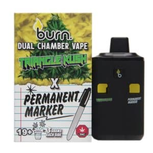 Buy Burn Extracts - Dual Chamber Disposable Vape - Triangle Kush + Permanent Marker (3+3 Gram) at Supreme Dispensary