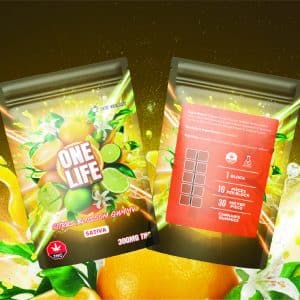 One Life Edibles - Citrus Blossom Gummy - 300mg THC (Sativa)