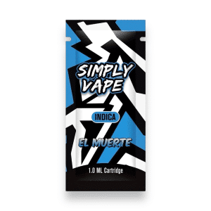 Simply Vapes – THC Cartridge El Muerte 1ML (Indica)