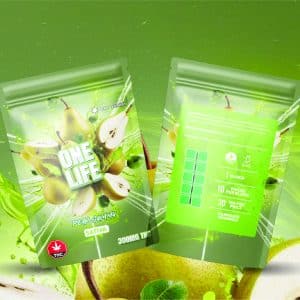 One Life Edibles - Pear Gummy - 300mg THC (Sativa)