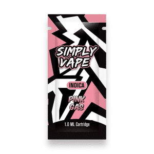 Simply Vapes – THC Cartridge Pink Gas 1ML (Indica)