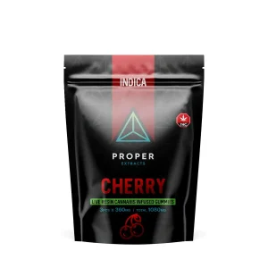 Buy Proper Extracts Edibles – Triangles 1080mg Live Resin Gummies – Cherry at Supreme Dispensary Online