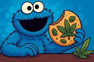cookie monster and cannabis