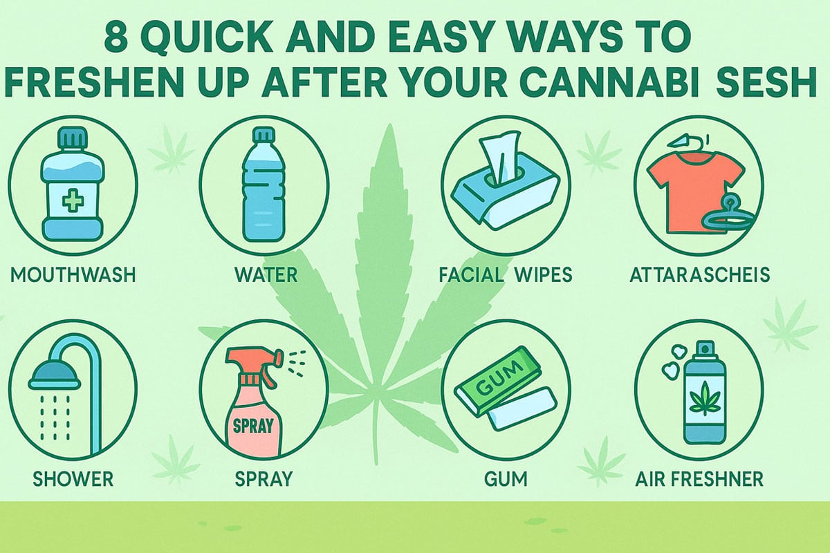 8 Quick and Easy Ways to Freshen Up After Your Cannabis Sesh
