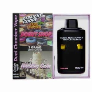 Buy Straight Goods - Dual Chamber Vape - Donut Shop + Wedding Cake (3 Grams + 3 Grams) at Supreme Dispensary Online